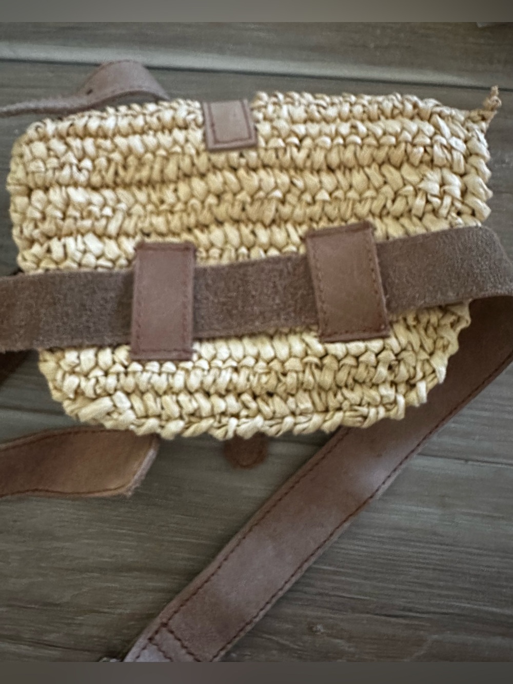 Sundance/Anabaglish Raffia Waist Bag - Picture 3 of 9